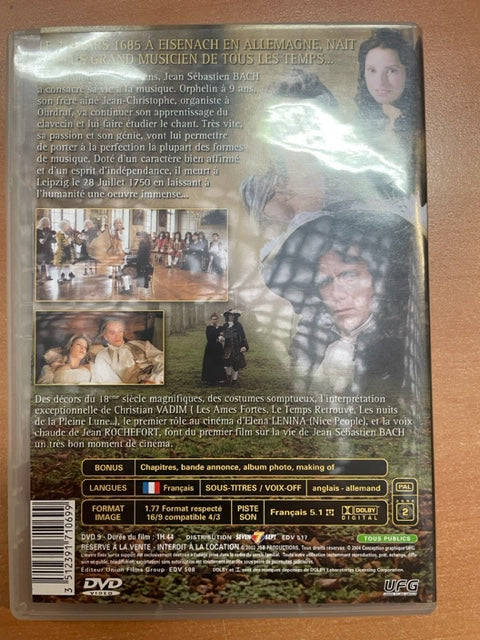 DVD Il était une fois... Johann Sebastian Bach, un film de J-Louis Guillermou- 3000 partitions, livres et vinyles d'occasion en vente sur notre site internet gastonmusicclub.fr Gaston Music Store