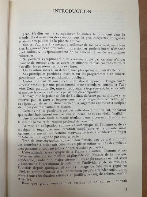 Jean Sibelius livre de Jean-Luc Caron-3000 partitions, livres et vinyles d'occasion en vente sur notre site internet gastonmusicclub.fr Gaston Music Store