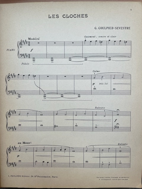 Coulpied - Sevestre Je donne un récital partition piano