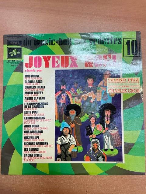 Vinyle Joyeux Noël, auteurs divers-3000 partitions, livres et vinyles d'occasion en vente sur notre site internet gastonmusicclub.fr Gaston Music Store