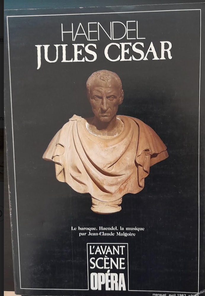 Haendel Jules César. Revue "Avant-scène" opéra n°97-3000 partitions, livres et vinyles d'occasion en vente sur notre site internet gastonmusicclub.fr Gaston Music Store