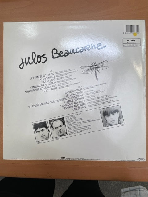 Vinyle Julos Beaucarne L'avenir a changé de berceau