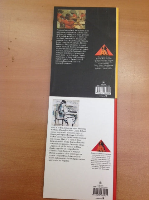 L'Épopée du jazz vols 1 et 2, livres de Bergerot et Merlin