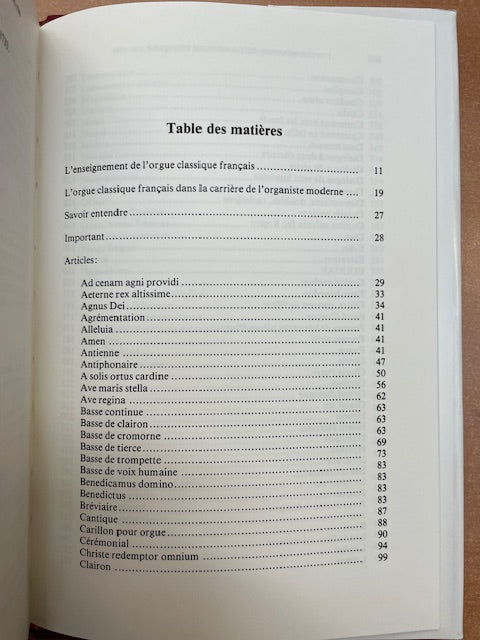 L'interprétation de la musique pour orgue 1661-1789 livre de Jean Saint-Arroman-3000 partitions, livres et vinyles d'occasion en vente sur notre site internet gastonmusicclub.fr Gaston Music Store