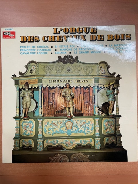 Vinyle Limonaire de Marcel Colau L'orgue des chevaux de bois