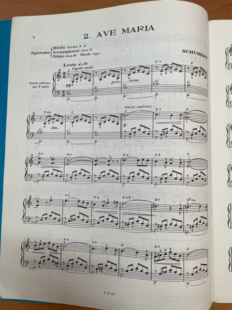 16 chefs-d'oeuvre classiques transcrits pour l'orgue électronique volume 2- 3000 partitions, livres et vinyles d'occasion  en vente sur notre site internet gastonmusicclub.fr Gaston Music Store