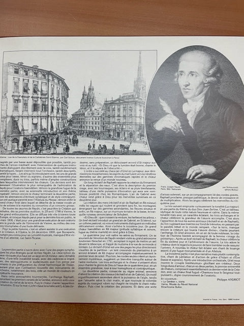 Vinyle Joseph Haydn La création direction Karl Forster 2 disques- 3000 partitions, livres et vinyles d'occasion en vente sur notre site internet gastonmusicclub.fr Gaston Music Store