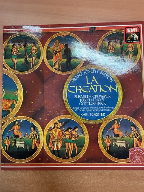 Vinyle Joseph Haydn La création direction Karl Forster 2 disques- 3000 partitions, livres et vinyles d'occasion en vente sur notre site internet gastonmusicclub.fr Gaston Music Store