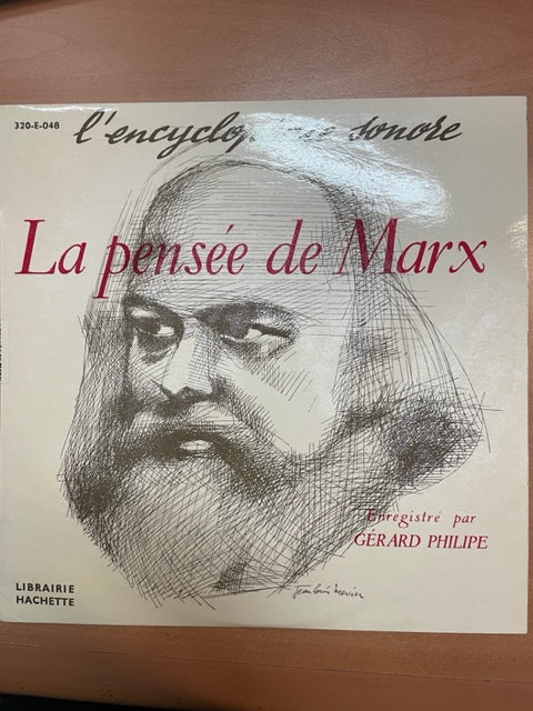Vinyle Karl Marx L'encyclopédie sonore : La pensée de Marx lecture Gérard Philipe- 3000 partitions, livres et vinyles d'occasion  en vente sur notre site internet gastonmusicclub.fr Gaston Music Store