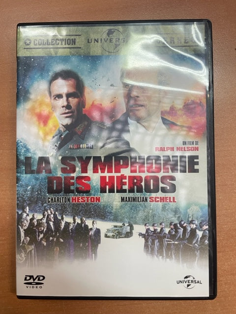 DVD La symphonie des héros, film de Ralph Nelson- 3000 partitions, livres et vinyles d'occasion en vente sur notre site internet gastonmusicclub.fr Gaston Music Store