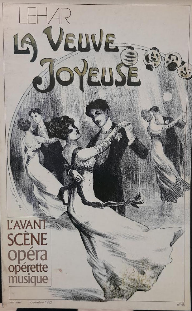 Lehar La veuve joyeuse. Revue "Avant-scène" opéra n° 45-3000 partitions, livres et vinyles d'occasion en vente sur notre site internet gastonmusicclub.fr Gaston Music Store