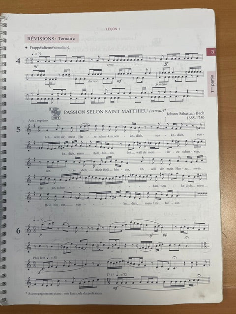 La formation musicale en 2e cycle volume 6 Marie-Hélène Siciliano