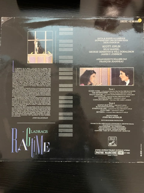 Vinyle Katia Et Marielle Labèque – Gladrags pour piano