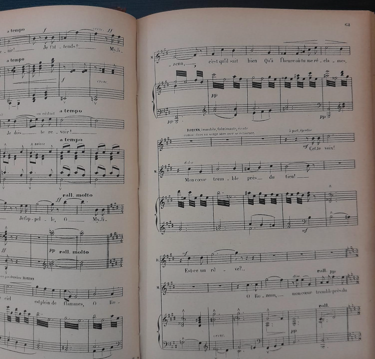 Edouard Lalo Le roi d'Ys, légende bretonne Opéra en 3 actes et 5 tableaux réduction piano voix-3000 partitions, livres et vinyles d'occasion en vente sur notre site internet gastonmusicclub.fr Gaston Music Store