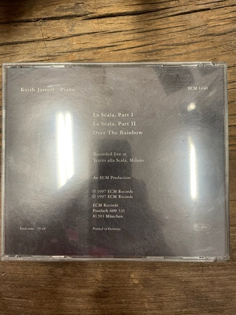 CD Keith Jarrett La Scala