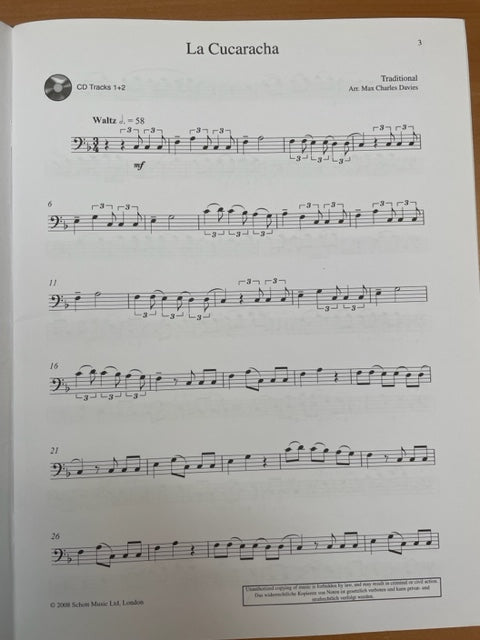 Latin themes for cello : 12 standards - Pas de CD inclus