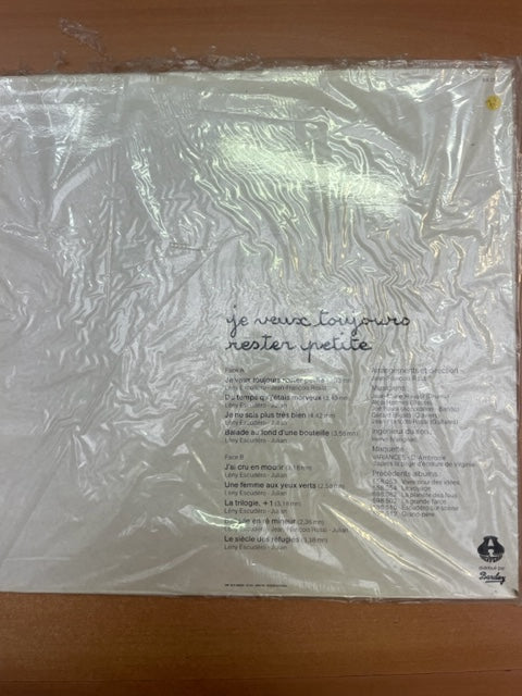 Vinyle Leny Escudero Je veux toujours rester petite