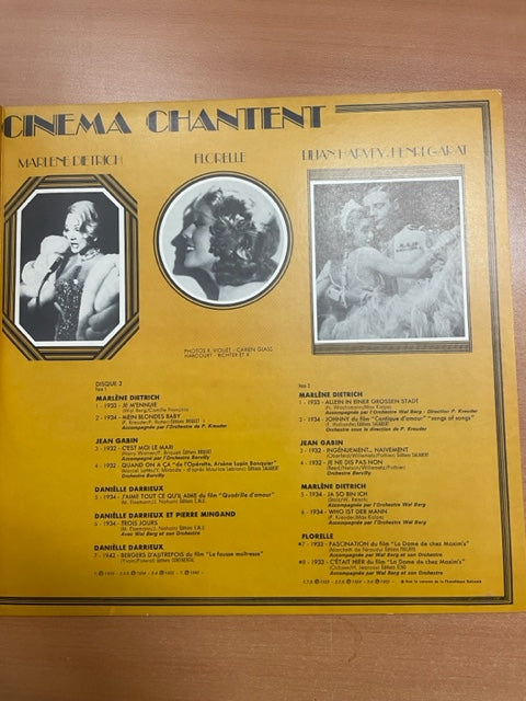 Coffret vinyle Les vedettes de cinéma chantent - enregistrements originaux 1932/42 2 disques- 3000 partitions, livres et vinyles d'occasion en vente sur notre site internet gastonmusicclub.fr Gaston Music Store