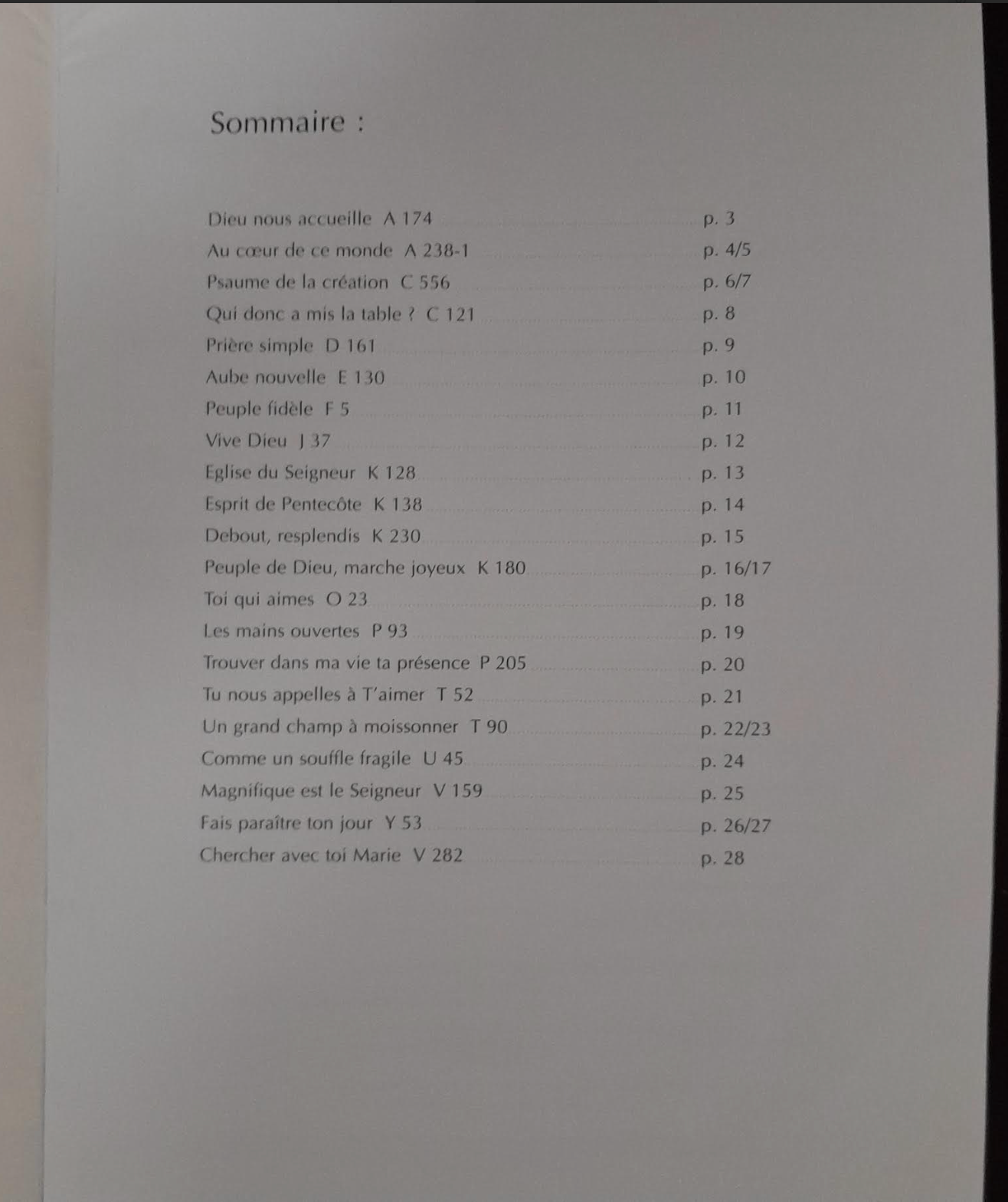 Les plus célèbres chants d'église volume 1 pour chant et piano