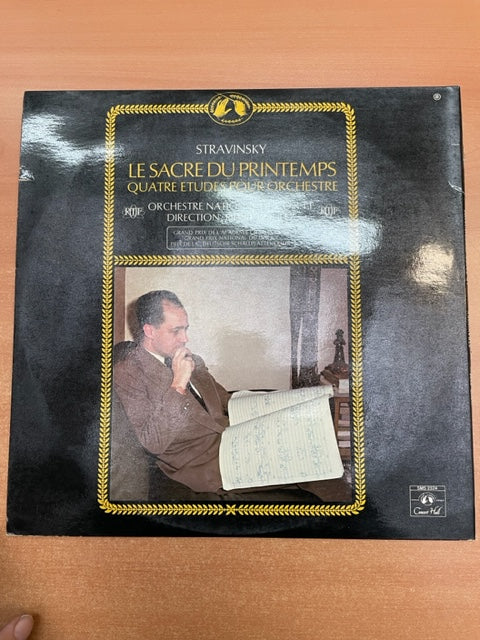 Vinyle Stravinsky Le Sacre du printemps direction Pierre Boulez
