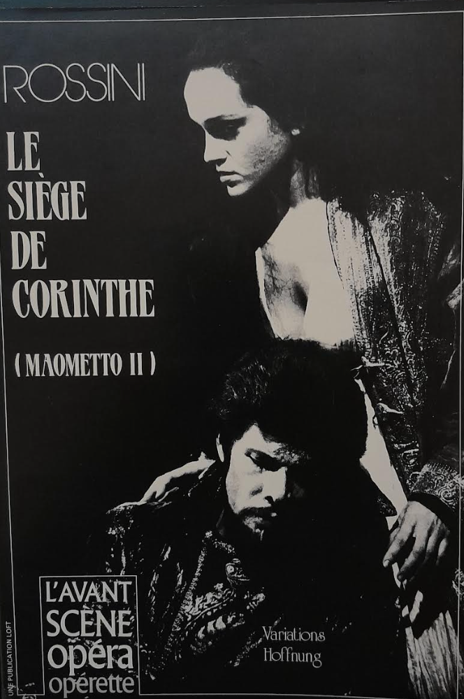 Rossini Le siège de Corinthe (Maometto II)-3000 partitions, livres et vinyles d'occasion en vente sur notre site internet gastonmusicclub.fr Gaston Music Store