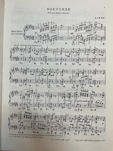 Franz Liszt Oeuvres choisies volume 9C- 3000 partitions, livres et vinyles d'occasion en vente sur notre site internet gastonmusicclub.fr Gaston Music Store