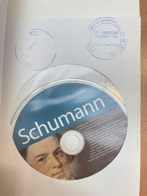 Schumann livre + CD de Sylvie Oussenko-3000 partitions, livres et vinyles d'occasion en vente sur notre site internet gastonmusicclub.fr Gaston Music Store