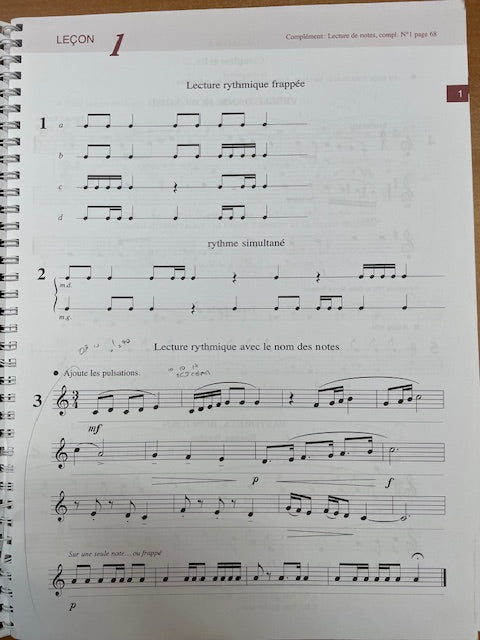 Marie-Hélène Siciliano Ma 3e année de formation musicale-3000 partitions, livres et vinyles d'occasion en vente sur notre site internet gastonmusicclub.fr Gaston Music Store