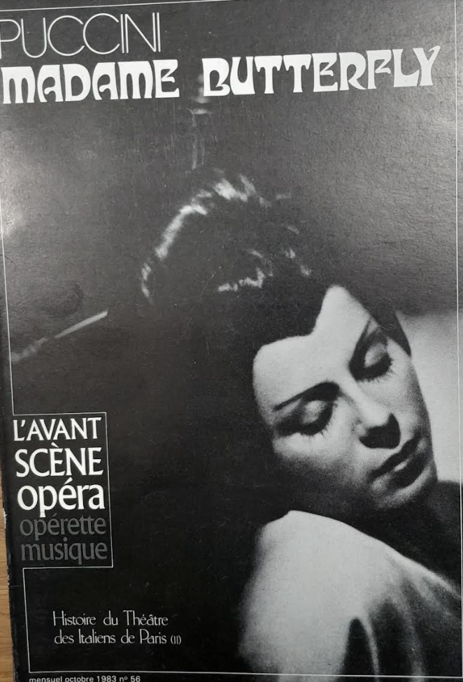Puccini Madame Butterfly Revue "Avant-scène" n° 56-3000 partitions, livres et vinyles d'occasion en vente sur notre site internet gastonmusicclub.fr Gaston Music Store