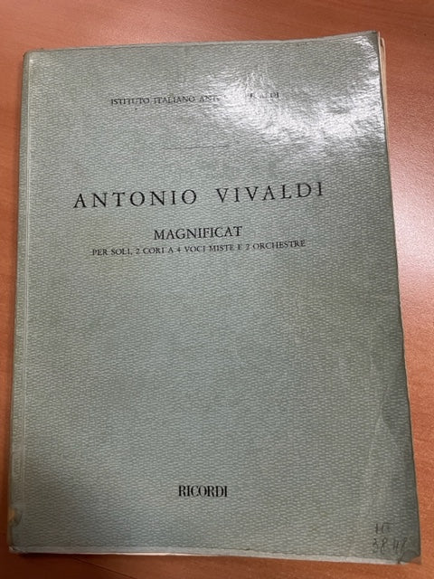 Antonio Vivaldi Magnificat RV 610a et 611 Réduction piano
