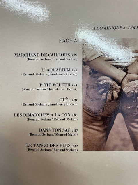 Vinyle Renaud Marchand de cailloux - 3000 partitions, livres et vinyles d'occasion en vente sur notre site internet gastonmusicclub.fr Gaston Music Store