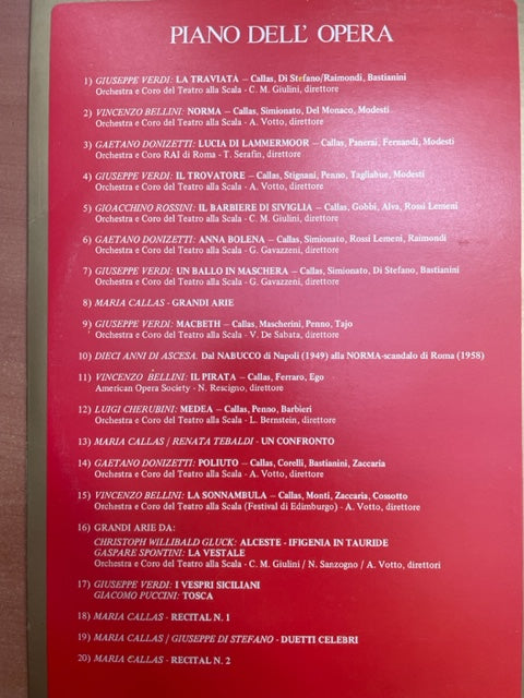 Vinyle Verdi - Rossini Maria Callas recital n°2 - 3000 partitions, livres et vinyles d'occasion en vente sur notre site internet gastonmusicclub.fr Gaston Music Store