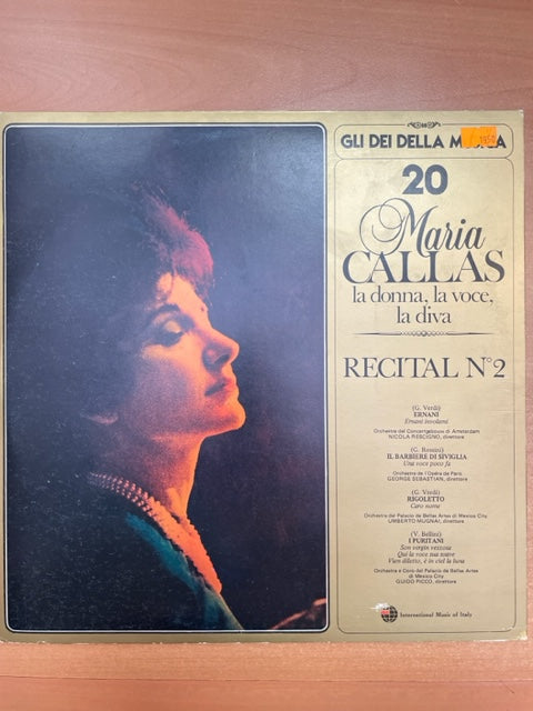 Vinyle Verdi - Rossini Maria Callas recital n°2 - 3000 partitions, livres et vinyles d'occasion en vente sur notre site internet gastonmusicclub.fr Gaston Music Store