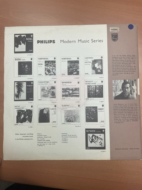 Vinyle Messiaen Cinq rechants - Daniel-Lesure Le cantique des cantiques