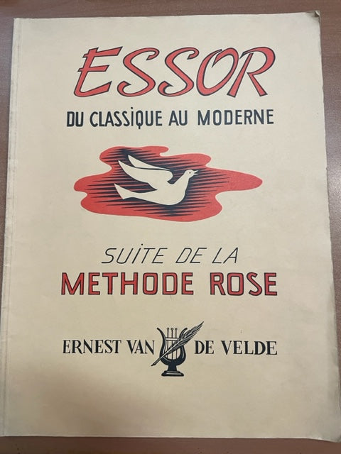 Van de Velde Essor du classique au moderne - Suite de la méthode rose pour piano