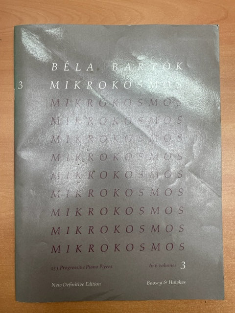 Bela Bartok Mikrokosmos volume 3: 67-96 progressives piano pieces
