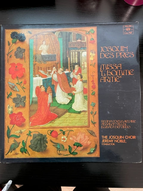 Vinyle Josquin des Prés Mass L'homme armé sexti toni - 3 motets The Josquin Choir