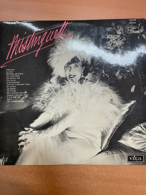 Vinyle 33 tours Mistinguett- 3000 partitions, livres et vinyles d'occasion  en vente sur notre site internet gastonmusicclub.fr Gaston Music Store
