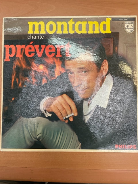 Vinyle Yves Montand chante Jacques Prévert - 3000 partitions, livres et vinyles d'occasion en vente sur notre site internet gastonmusicclub.fr Gaston Music Store