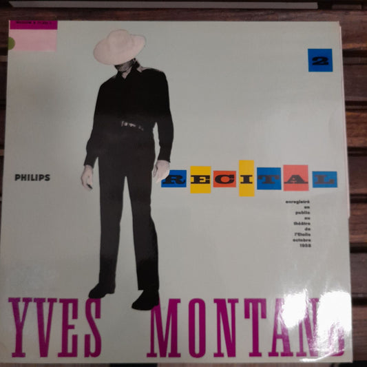 Vinyle Yves Montand Récital enregistré en public au Théâtre de l'Etoile, Octobre 1958- 3000 partitions, livres et vinyles d'occasion  en vente sur notre site internet gastonmusicclub.fr Gaston Music Store