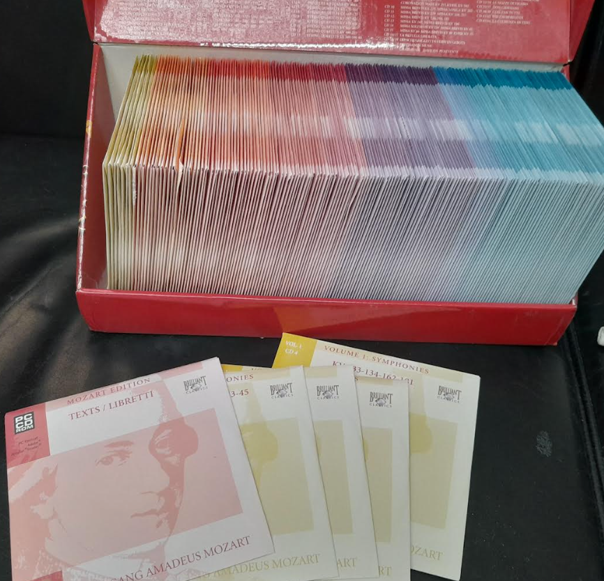 Coffret Mozart L'oeuvre intégrale en 170 CD