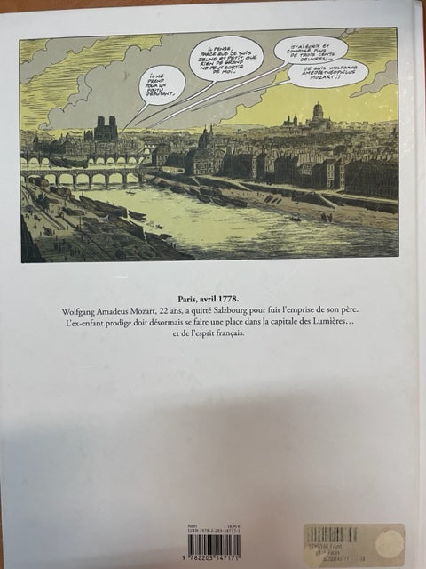 Mozart à Paris Bande dessinée de Frantz Duchazeau