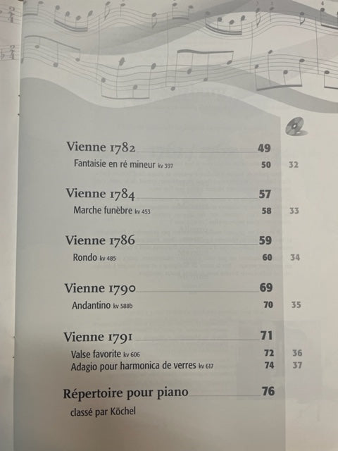 Mozart au XXIe siècle : Sur la route de Wolfgang partition piano - 3000 partitions, livres et vinyles d'occasion en vente sur notre site internet gastonmusicclub.fr Gaston Music Store