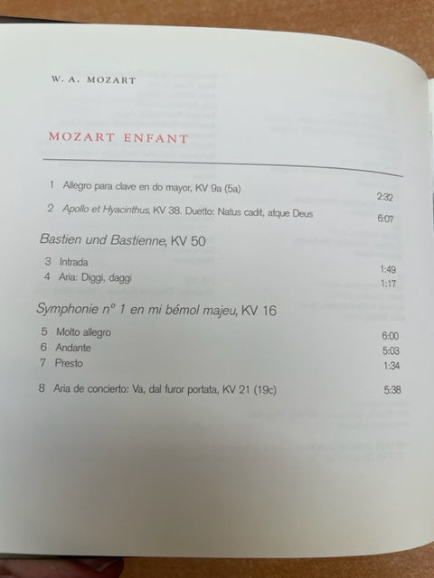 CD Mozart enfant Livret +CD collection Le Monde- 3000 partitions, livres et vinyles d'occasion en vente sur notre site internet gastonmusicclub.fr Gaston Music Store