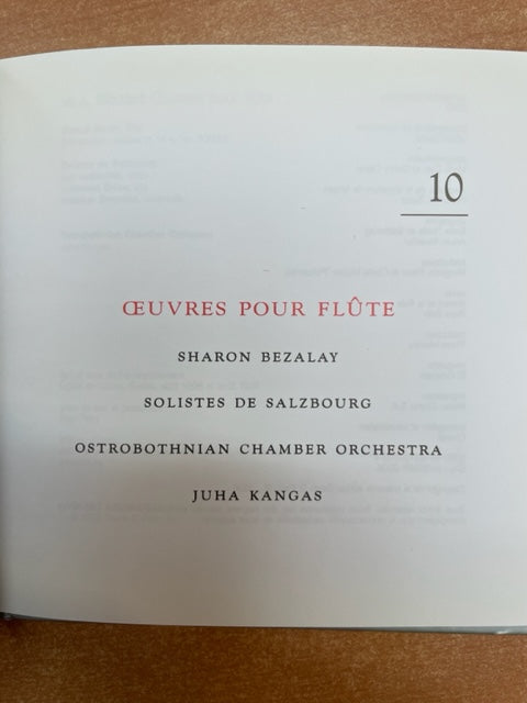 CD Mozart Oeuvres pour flûte livret + CD Solistes de Salzbourg collection Le Monde n°10-3000 partitions, livres et vinyles d'occasion en vente sur notre site internet gastonmusicclub.fr Gaston Music Store