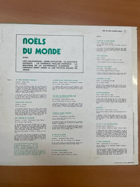 Vinyle Noël du Monde-3000 partitions, livres et vinyles d'occasion en vente sur notre site internet gastonmusicclub.fr Gaston Music Store