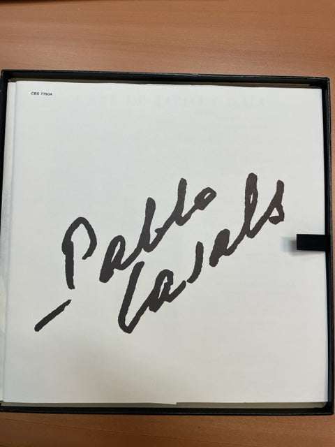 Vinyles L'art de Pablo Casals: Bach, Beethoven, Mozart, Schumann 7 disques + livret- 3000 partitions, livres et vinyles d'occasion en vente sur notre site internet gastonmusicclub.fr Gaston Music Store