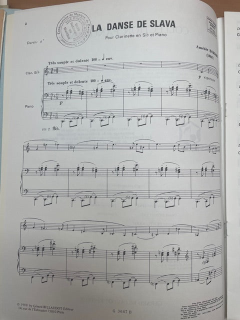 Panorama de la clarinette volume 2-3000 partitions, livres et vinyles d'occasion en vente sur notre site internet gastonmusicclub.fr Gaston Music Store