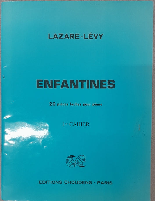 Partition Lévy Lazare Enfantines , 20 pièces faciles, 1er cahier pour piano