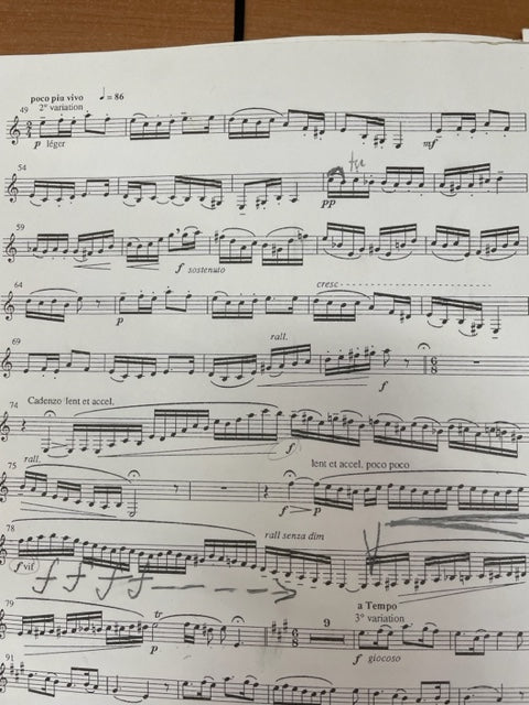 Maurice Faillenot Pastorale Variée pour clarinette sib et piano-3000 partitions, livres et vinyles d'occasion en vente sur notre site internet gastonmusicclub.fr Gaston Music Store